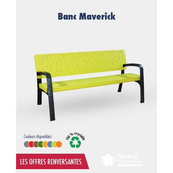 Promo banc Maverick recyclés