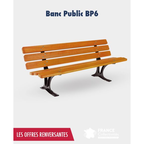 Promo banc bois BP6