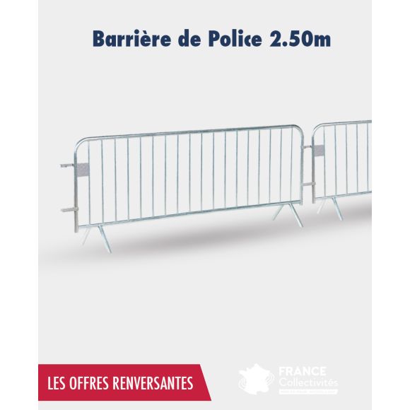 barrière de police 2.50 m