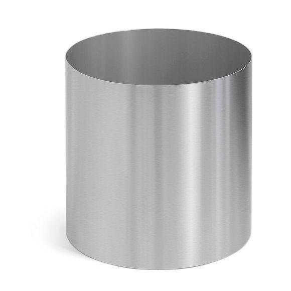 Cache-pot inox 38 cm