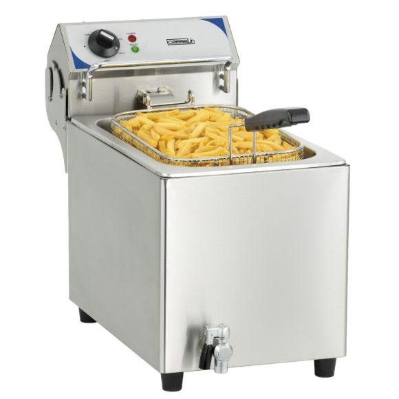 Friteuse électrique avec vanne de vidange 10 litres