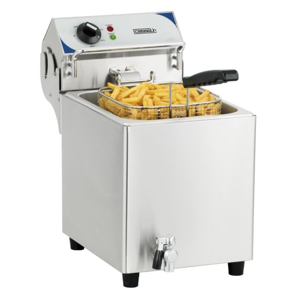 Friteuse électrique avec vanne de vidange  7 litres