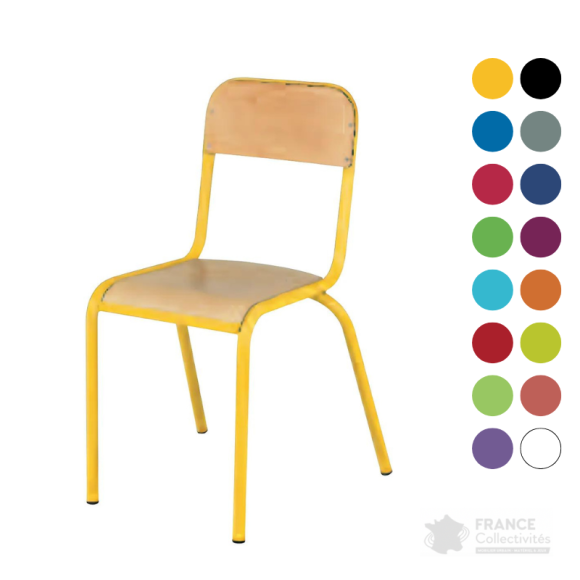 Chaise scolaire empilable SE