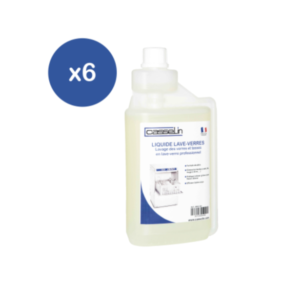 Liquide de lavage pour lave-verres 1L