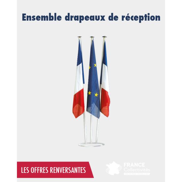 Promo ensemble drapeaux de réception