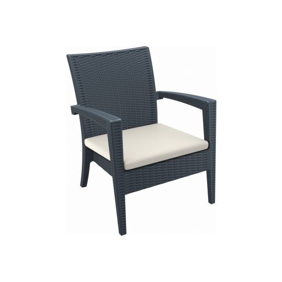 Fauteuil Miami anthracite