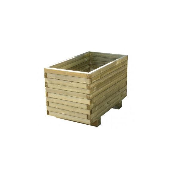 Jardinière carrée bois 700 x 700 mm