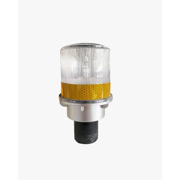 Lampe solaire pour cônes avec adaptateur