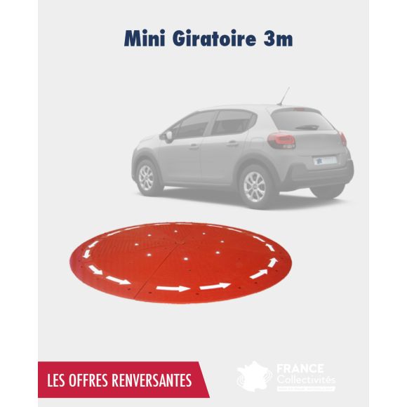 mini giratoire franchissable