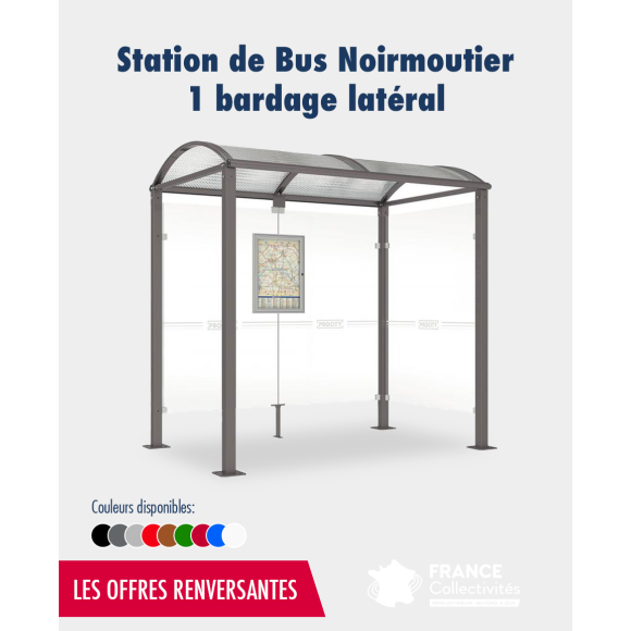 Promo station bus Noirmoutier avec 1 bardage latéral