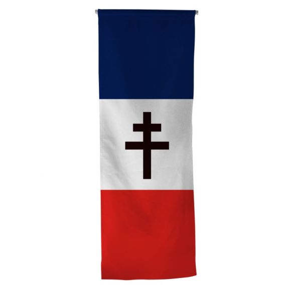 Oriflamme Croix de Lorraine