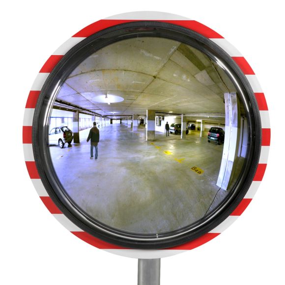 Miroir de circulation industrie et voie privée 180° Plexi+