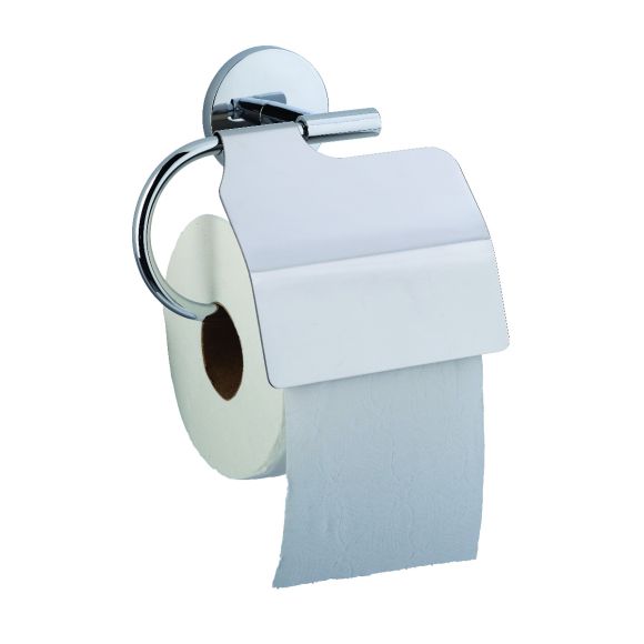 Porte-rouleau papier hygiénique chromé Sanea