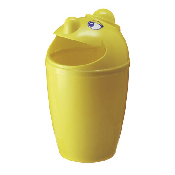 poubelle fun  75 l jaune