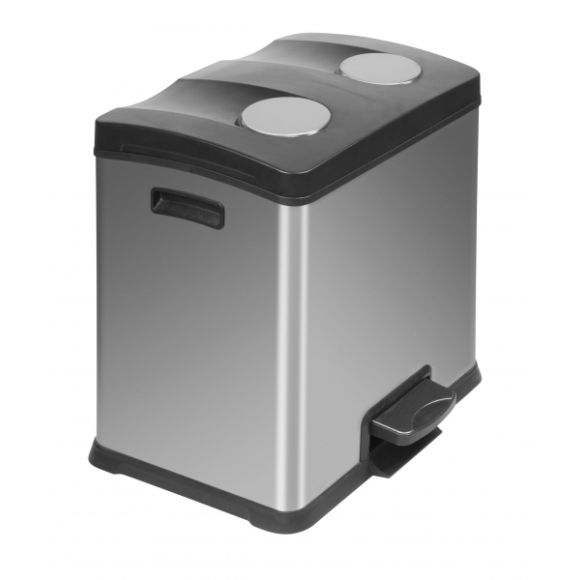 step bin 2x12 litres eko