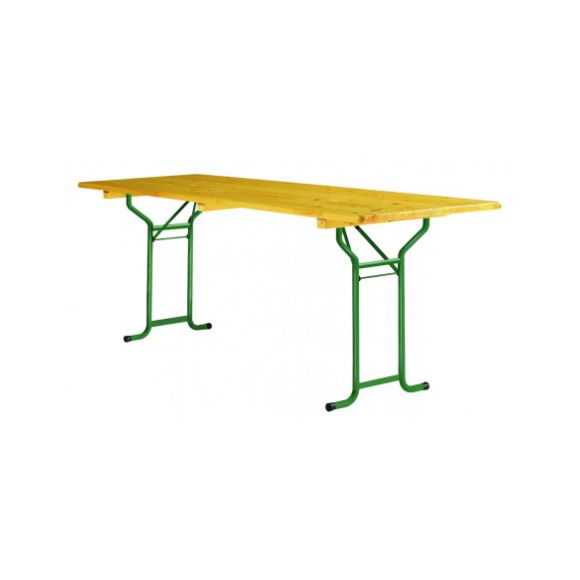 Table bois pliante tubulaire