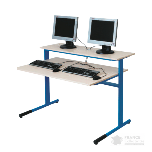 Table informatique fixe 1 ou 2 places