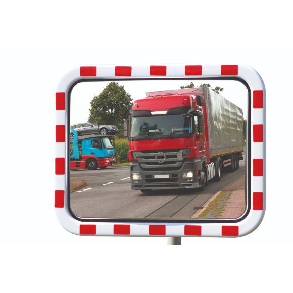 miroir routier rectangulaire, garantie 5 ans, polycarbonate