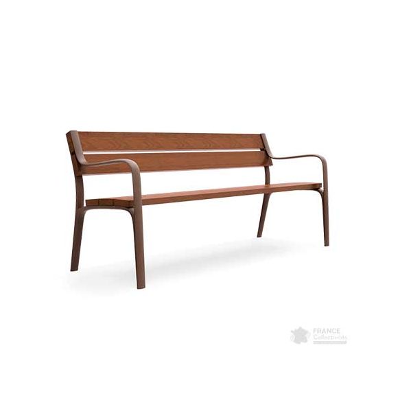 Banc en bois et fonte Citizen 1800 mm