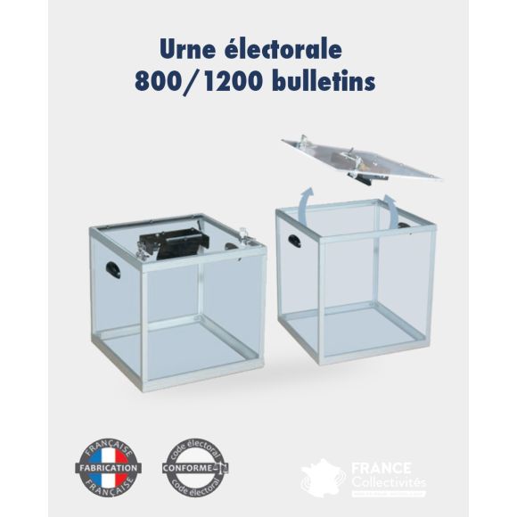 Urne électorale réglementaire 800 - 1200 bulletins