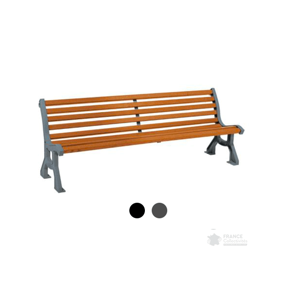 Banc bois et acier Lublin