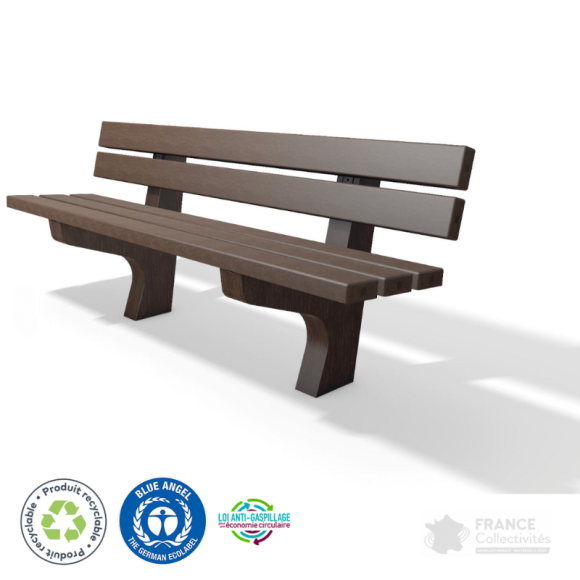 Banc en plastique recyclé Somerset