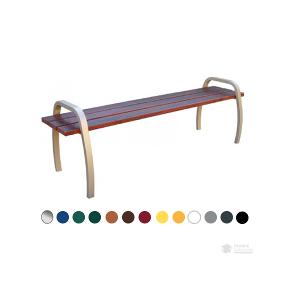 Banc interlude coloris de piétements au choix