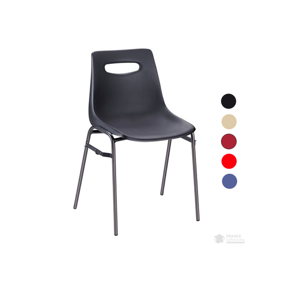 Chaise empilable Campus coloris au choix