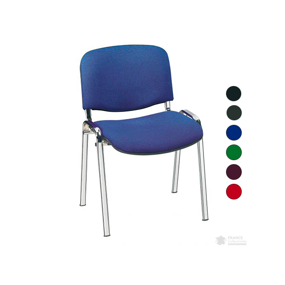 Chaise iso tissu coloris au choix