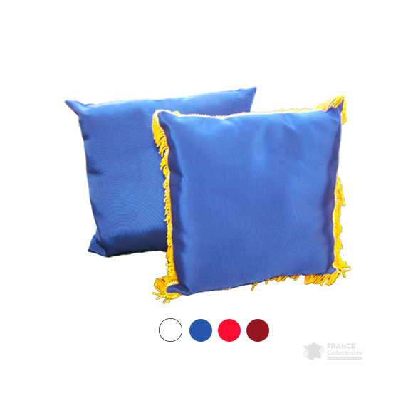 Coussin d'inauguration uni coloris au choix