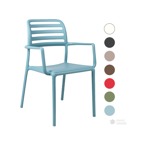 Fauteuil polypro Costa en 7 coloris