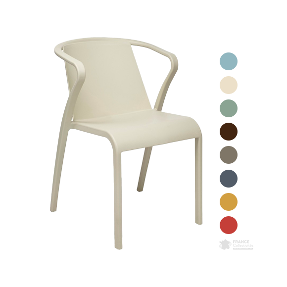 Fauteuil polypro Fado 8 coloris au choix