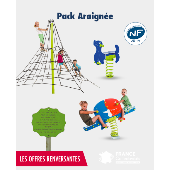 Pack jeux enfants araignée