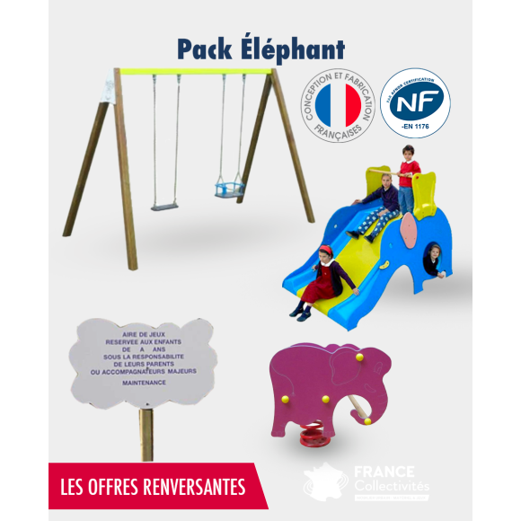 Pack jeux enfants élephant