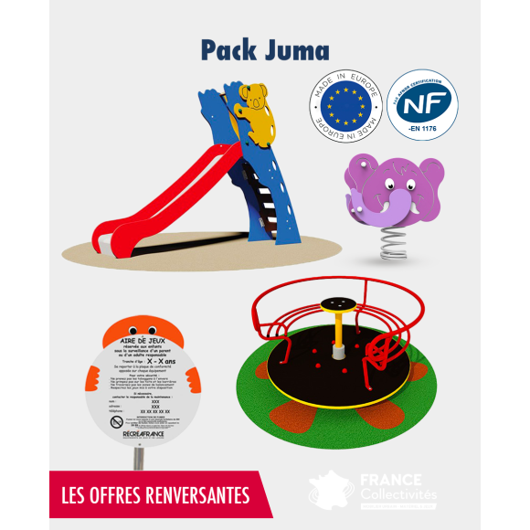 Pack jeux enfants Juma polyéthylène