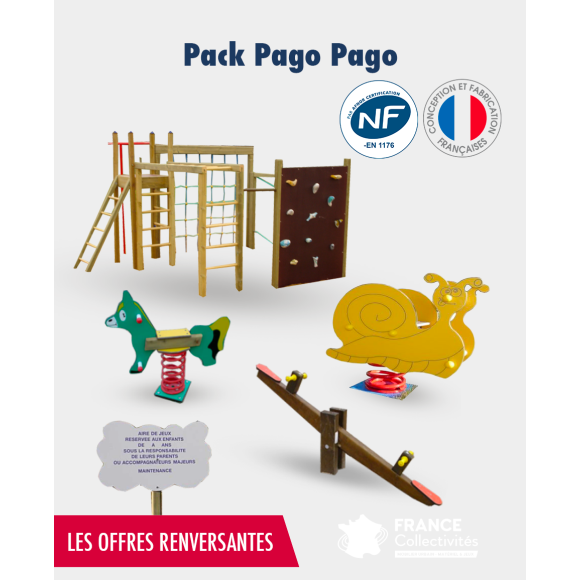 Pack jeu pour enfants Pago Pago