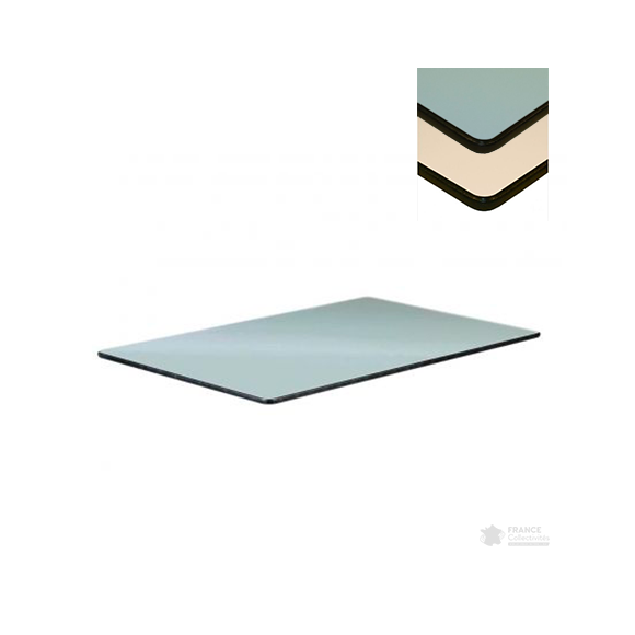 Plateau Rectangulaire Mélaminé 120 X 80 cm coloris au choix