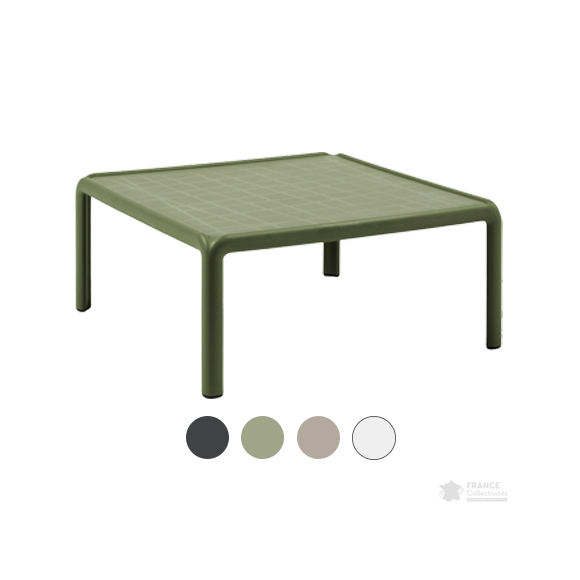 Table basse polypro Komodo coloris au choix