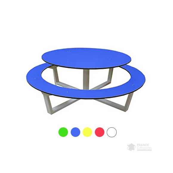 Table pique-nique enfant tout en rond