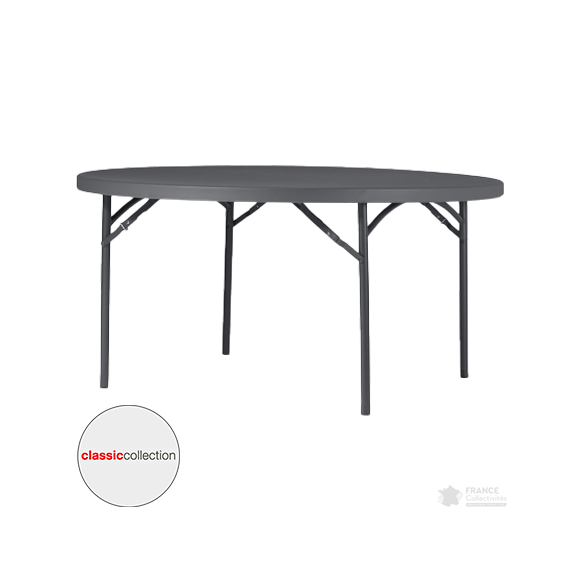 Table ronde pliante plastique Planet150