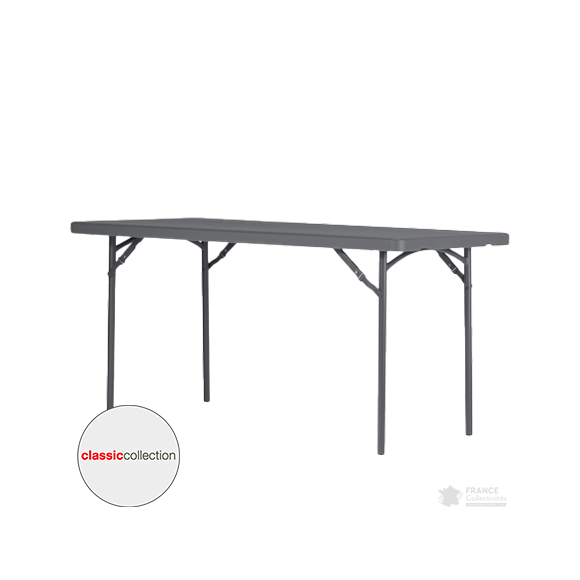 Table pliante plastique 152 x 76 cm