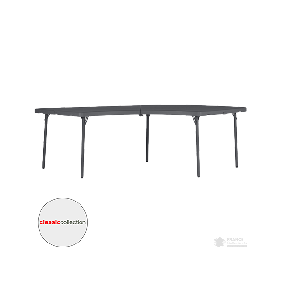 Table pliante en arrondie XXLMoon