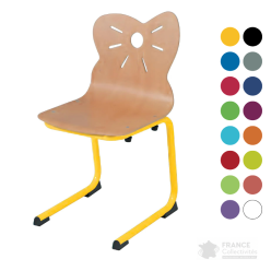 Chaise appui sur table luge pour maternelle